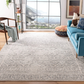 Skørter | Safavieh Tulum Collection TUL264B Moroccan Boho Worn Non-Shedding Dining Room Entry Foyer Living Room Bedroom Area Rug, 5' x 5' Round, Ivory / Turquoise