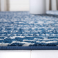 Skørter | Safavieh Tulum Collection TUL272C Moroccan Boho Tribal Non-Shedding Living Room Bedroom Area Rug, 5' x 5' Square, Ivory / Blue