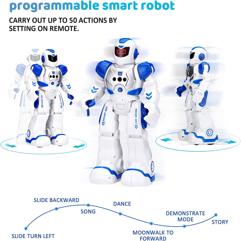 Skørter | RC Gesture Sensing Toy, Interactive Walking Singing Dancing Robot