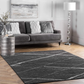 Skørter | nuLOOM Thigpen Modern Area Rug, 5' x 8' Oval, Dark Gray