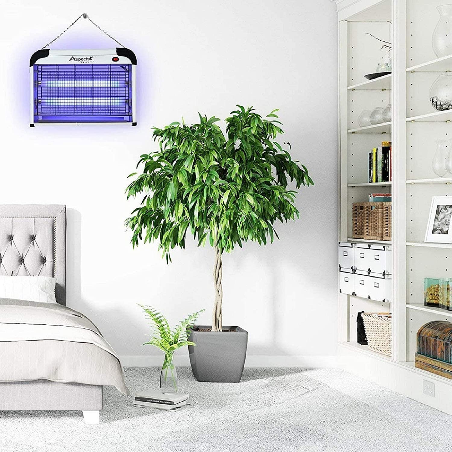 Skørter | ASPECTEK Powerful 20W Electronic Indoor Insect Killer, Insect Killers, Fly Killer, Mosquito Killer - Indoor use including free 2-pack of replacement bulbs