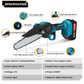 Skørter | Electric Chainsaw Cordless Chainsaw with 2 Large Batteries, Garden Tool for Wood Cutting Tree Pruning