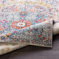Skørter | Artistic Weavers Odelia Vintage Bohemian Area Rug, 4' x 6' Oval, Orange/Navy Blue