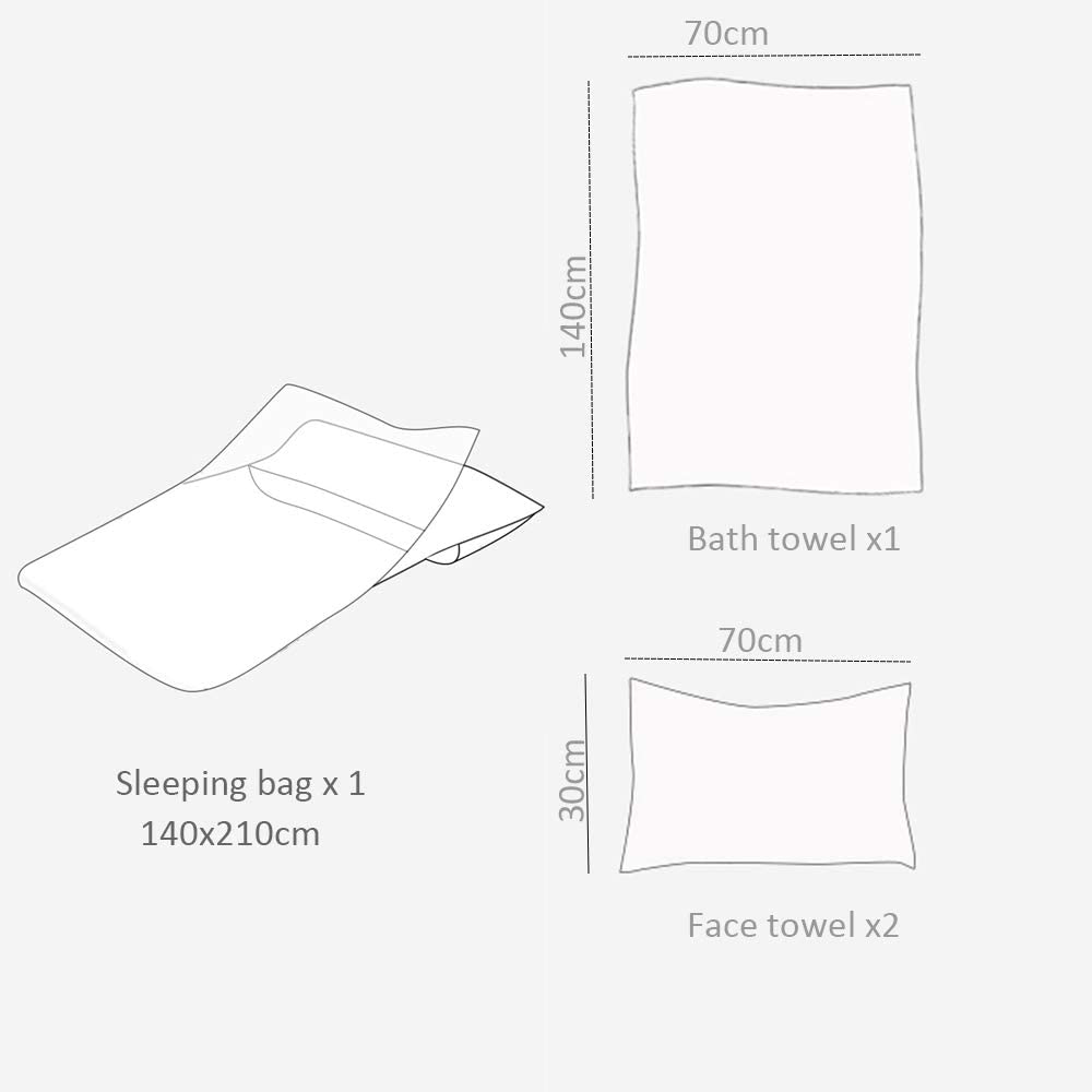 Skørter | Disposable sleeping bag inner bag for travel hotel business trip use sleeping bag portable and breathable