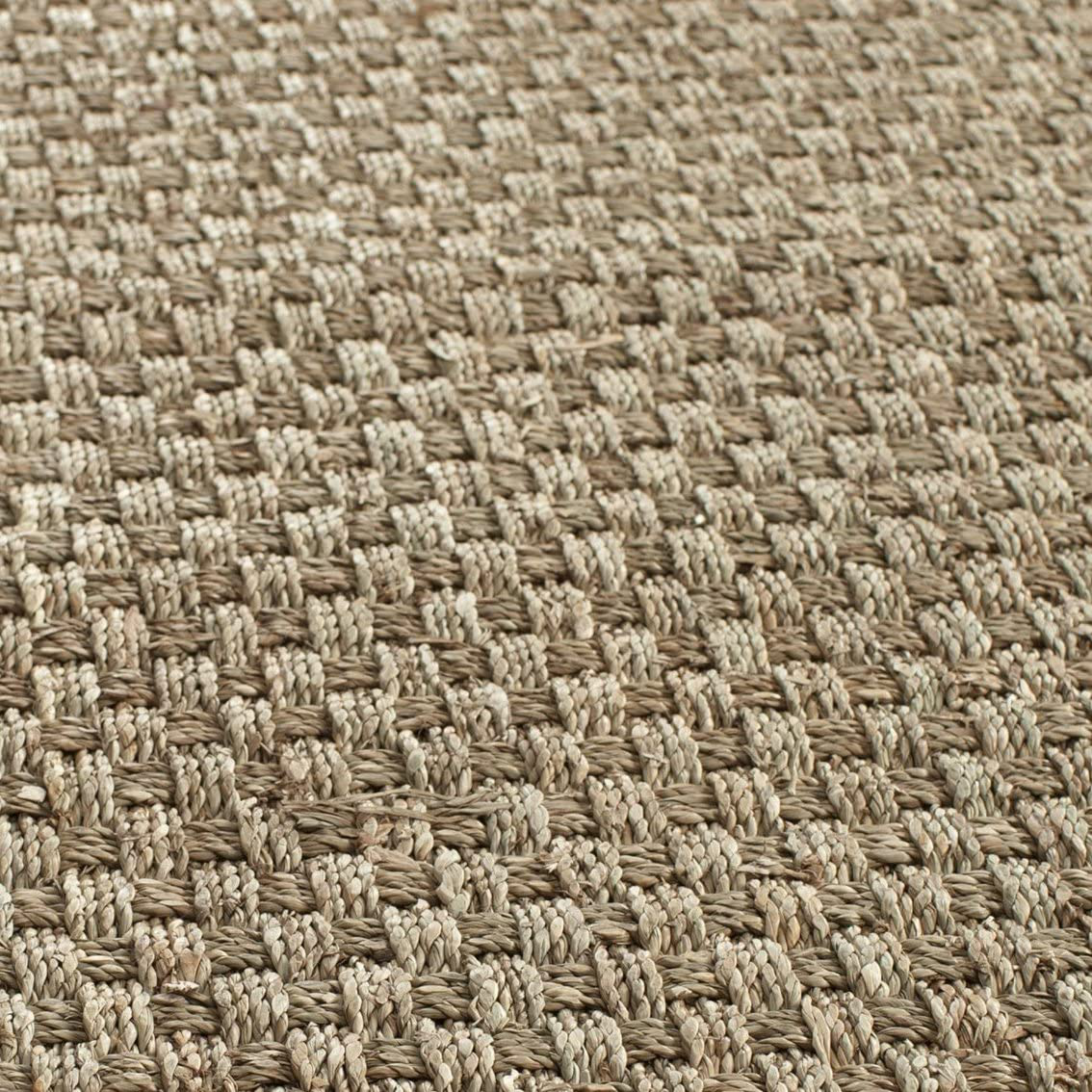 Skørter | Safavieh Natural Fiber Collection NF114X Border Basketweave Seagrass Accent Rug, 2' x 3', Gold