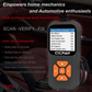 Skørter | OBD2 Scanner Error Code Reader, Engine Fault Car Diagnostic Tool for Rapid Error Code Detection