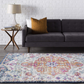 Skørter | Artistic Weavers Odelia Vintage Bohemian Area Rug, 4' x 6' Oval, Orange/Navy Blue