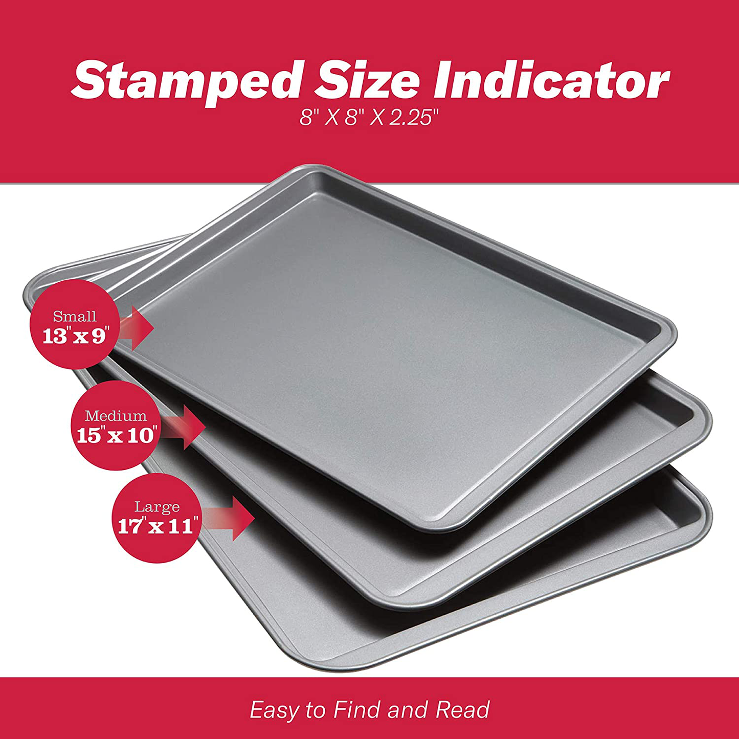 Skørter | Goodcook Baking Tray, 33 cm x 23 cm, Dark Gray