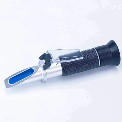 Skorter | aichose Brix Refractometer with ATC, Dual Scale - Specific Gravity & Brix, Hydrometer in Wine Production and Brewing, Homebrewing Kit