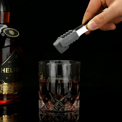 Skørter | Whisky Stones Gift Set - Whisky Glass Set with 2 - Granite Chilling Whisky Stones - Scotch Bourbon Whisky Glass Gift Box Set - Best Drink Gifts for Men Dad Man Birthday Party Holiday Gift