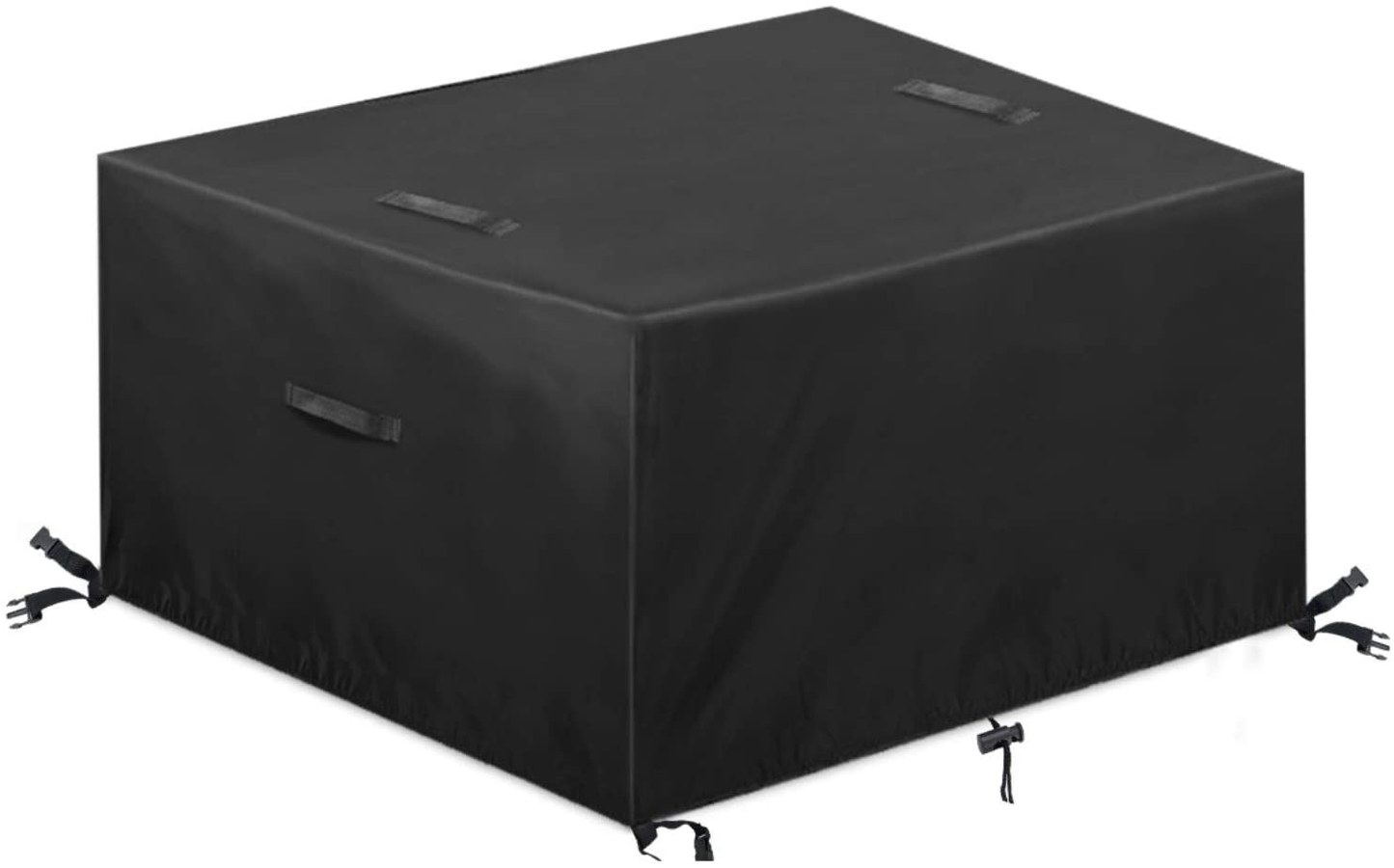 Skorter | Essort Outdoor Furniture Protection Waterproof Patio Table Cover, 4-6 Seats Heavy Duty Windproof Square Garden Table Sofa Cover, UV-Resistant (83.5''X48.4''X29'')