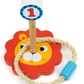 Skørter | Fantasy Generation Jungle Ring Toss Game, Indoor/Outdoor Family Fun with 4 Wooden Animal Targets