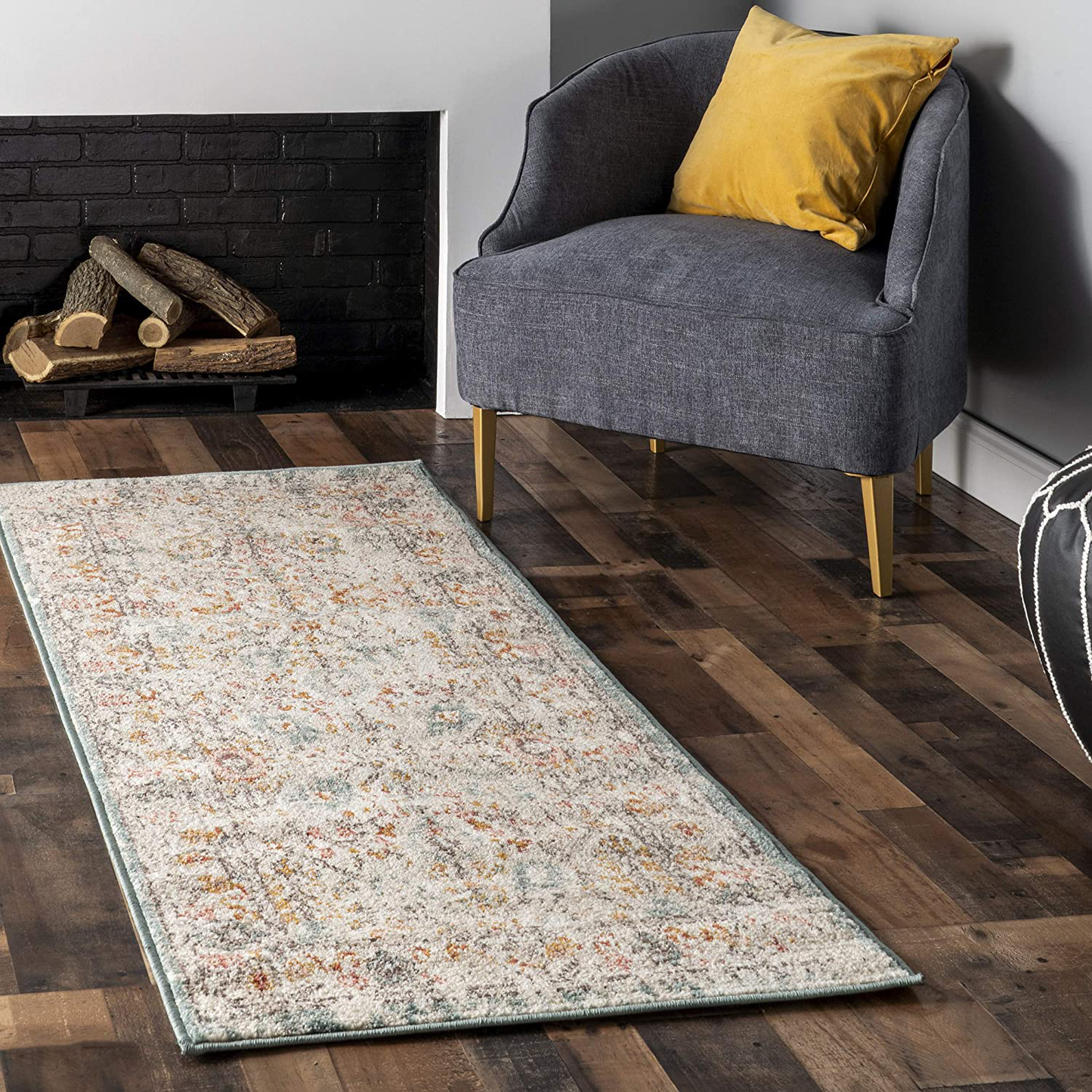 Skørter | nuLOOM Rose Persian Vintage Runner Rug, 2' 6" x 6', Beige