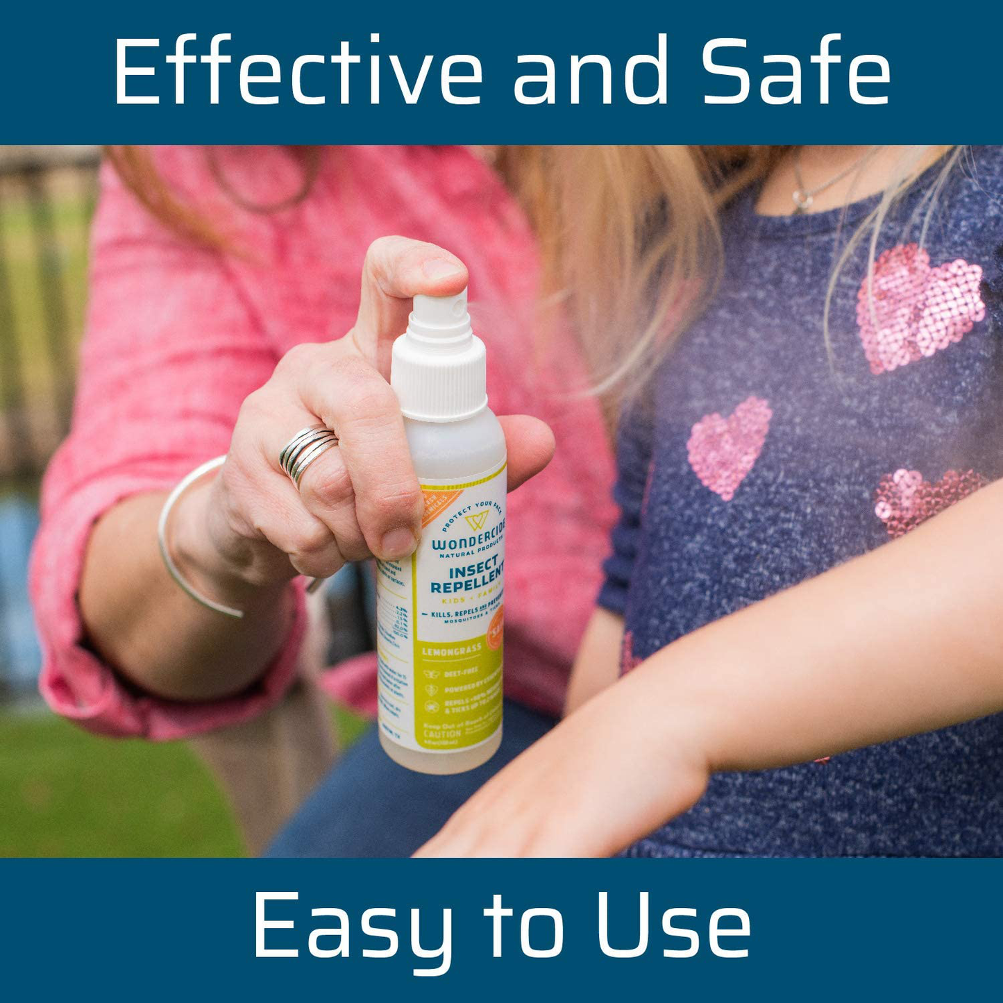 Skørter | Wondercide - Mosquito, Tick, Fly, and Insect Repellent with Natural Essential Oils - DEET-Free Plant-Based Insect Spray and Killer - Safe for Kids, Infants, and Families - Lemon Balm 2-Pack of 4 oz Bottle