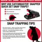 Skørter | Catchmaster Snapper Quick-Set Reusable Snap Mouse Traps - 6 Pack