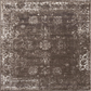 Skørter | Unique Loom Sofia Collection Area Traditional Vintage Rug, French Inspired Perfect for All Home Decor, 6' 0 x 6' 0 Square, Brown/Ivory