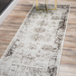 Skørter | Unique Loom Sofia Collection Area Traditional Vintage Rug, French Inspired Perfect for All Home Décor, 2' 0 x 9' 10 Runner, Ivory/Brown