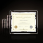 Skørter | 8.5 x 11 Certificate Document Frame Packs 4 Diploma Glass Picture Frames for Tabletop