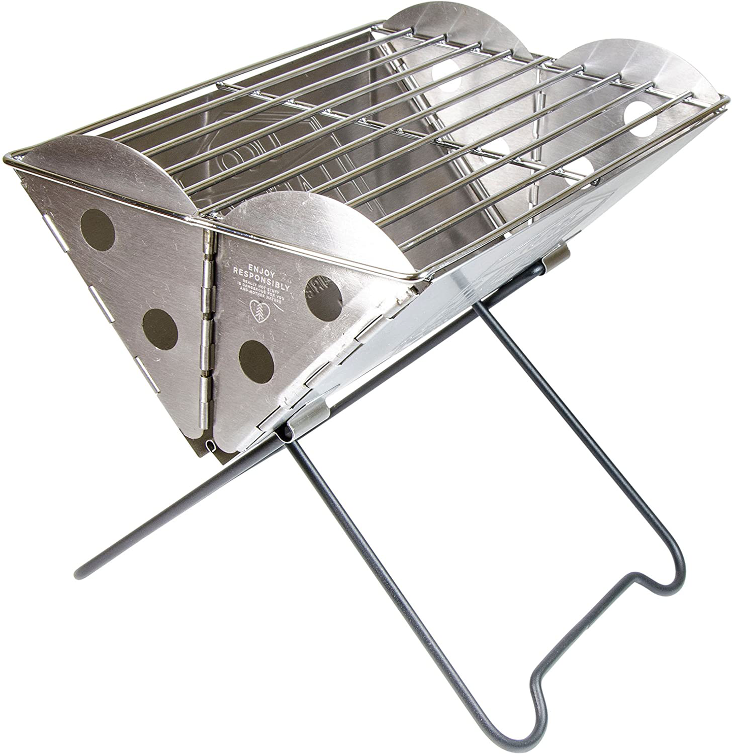 Skorter | UCO Flatpack Portable Stainless Steel Grill and Fire Pit