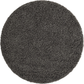 Skørter | Unique Loom Solo Solid Shag Collection Area Modern Plush Rug Luxurious & Soft, 5', Graphite Gray