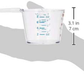 Skørter | Chef Craft Select Plastic Measuring Spoon, 2 Cups, Clear