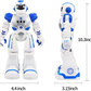Skørter | Remote Controlled Robot For Kids, Sikaye Intelligent Programmable Robot With Infrared Controller Toys, Dancing, Singing, Moon Cycle and LED Eyes, Gesture Sensor Robot Set For Kids Entertainment (Red)