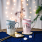 Skørter | Jumway Mr and Mrs Coffee Mugs - Wedding Gifts for Bride and Groom - Gifts for Bridal Shower Engagement Wedding and Gift Couple Anniversary - Ceramic Marble Mugs 14 Oz Pink