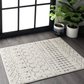 Skørter | nuLOOM Moroccan Blythe Area Rug, 5' Square, Light Multi