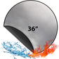 Skørter | 36" Diameter Round Fireproof Mat Fire Pit Mat, DocSafe 3 Layer Fire Pad for Patio, Terrace, Grass, Lawn, Heat Protector, Fire Resistant Mat for Outdoors, Fire Pit Accessories, Easy to Clean