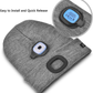 Skørter | Unisex LED Beanie with Light Gifts for Men Dad Father USB Rechargeable Cap