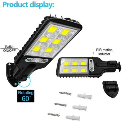 Skørter | 2 Pack Solar Outdoor LED Motion Sensor Floodlight, Waterproof