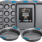 Skørter | Multipack Gorilla Grip Bakeware Sets, Nonstick, Heavy Duty Carbon Steel