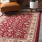 Skørter | Unique Loom Kashan Traditional Floral Rug, 4 Feet, Gray/Ivory