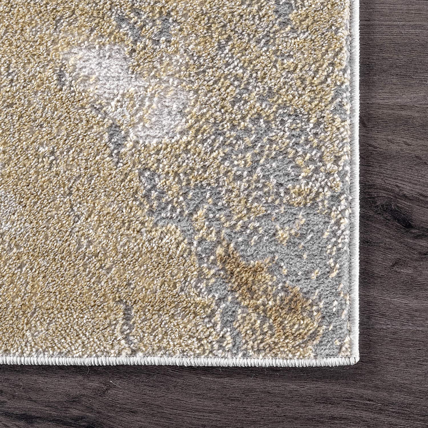 Skørter | nuLOOM Cyn Abstract Rug, 4' 3" x 6' 3", Gold