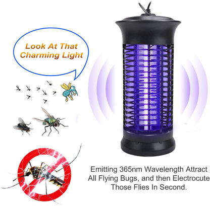 Skørter | Bug Zapper Electric Indoor Insect Killer Hanging UV Light | Mosquito Killer Bug Fly Pest Attracting Trap Zapper Lamp with Powerful 1000V Grid for Indoor Home Bedroom, Kitchen, Office