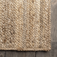 Skørter | nuLOOM Rigo Handwoven Rustic Jute Area Rug, 4', Off-white