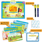 Skørter | Skillmatics educational game: preschool master (3-6 years) | Wipeable and reusable activity mats with 2 wipeable markers | Learning tool for boys and girls 3, 4, 5, 6 years