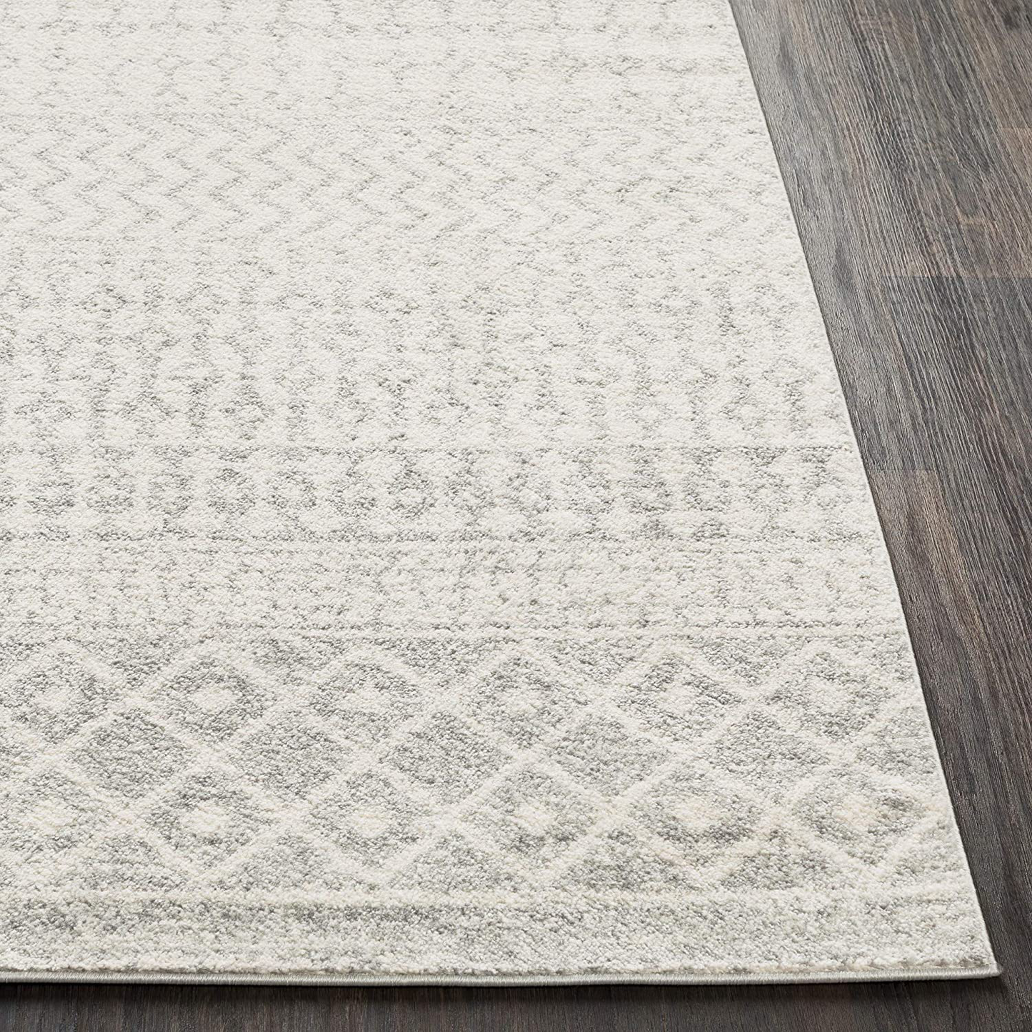Skørter | Artistic Weavers Chester Charcoal and Ivory Bohemian/global 2 feet 7 inches x 7 feet 6 inches area rug, black