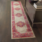 Skørter | Nourison Passion Rug, 2'2" x 7'6", Ivory/Fuchsia, 7 Feet