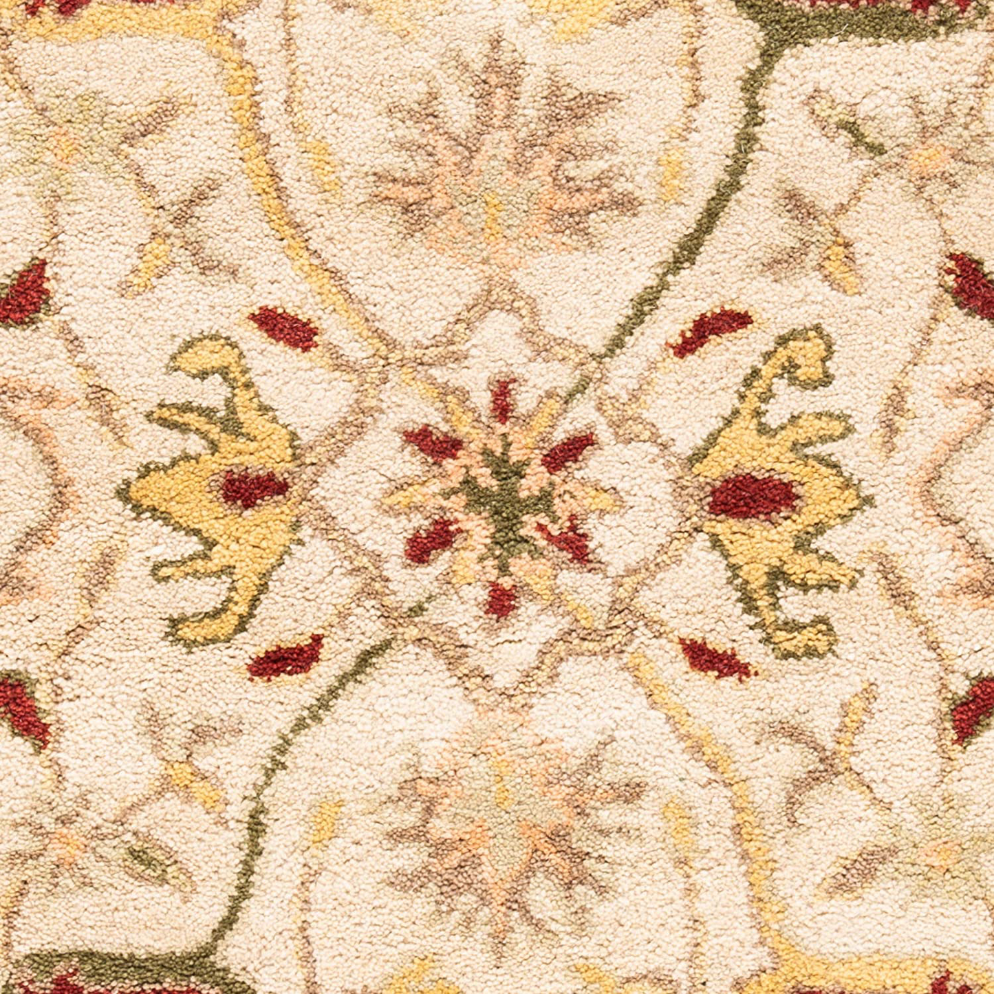 Skørter | Safavieh Antiquity Collection AT14F Handmade Traditional Oriental Premium Wool Rug, 3' x 5', Brown / Green