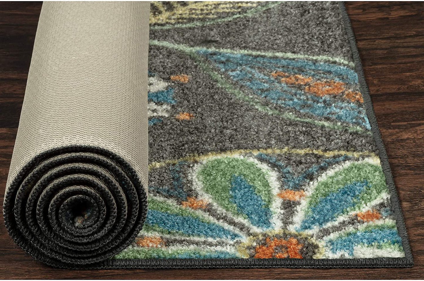 Skørter | Maples Rugs Reggie Floral Kitchen Mats Iconic Washable Living Room Rug [Made in USA], Beige, 1'8 x 2'10