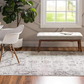 Skørter | Unique Loom Sofia Collection Area Traditional Vintage Rug, French Inspired Perfect for All Home Décor, 2' 0 x 9' 10 Runner, Ivory/Brown