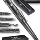 Skørter | TAKEFLIGHT Tactical Pen Survival Gear – Aviation Grade Aluminum LED Tactical Flashlight Multitool – Sturdy, Lightweight EDC Pen Survival Tool – Glass Breaker, Corkscrew, Screwdriver, Gift Box