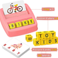 Skørter | HahaGift Educational toys for 2-5 year old girl gifts, Matches letter learning game activities, Christmas birthday gift for toddlers 2 3 4 5 year old girls