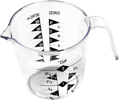 Skørter | Chef Craft Select Plastic Measuring Spoon, 2 Cups, Clear