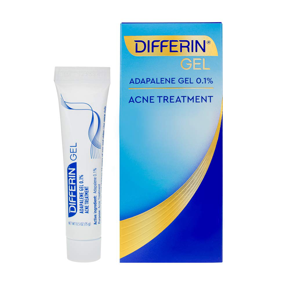 Skorter | Acne Treatment Differin Gel, 60 Days Supply, Retinoid Spot Treatment for Face with 0.1% Adapalene, Gentle Skin Care for Acne-Prone Sensitive Skin, 15g Tube (Pack of 2)