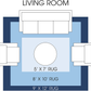Skørter | Home Dynamix Boho Makenna Area Rug, 5'2"x7'2" Rectangle, Ikat Ivory/Gray