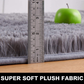 Skørter | PAGISOFE Ultra Soft Fluffy Shag Area Rugs for Bedroom, Fluffy Silver Rugs for Children's Room, Girls' Room, Baby Room, Kids' Room Decor, Floor Fuzzy Rugs for Living Room, 4x5.3 Feet, Light Gray Rug