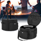 Skørter | SAMDEW 19-inch outdoor fireplace bag compatible with Outland Firebowl model 893 870 823, Firebowl travel carry bag for 19-inch diameter propane gas fireplace, black, bag only