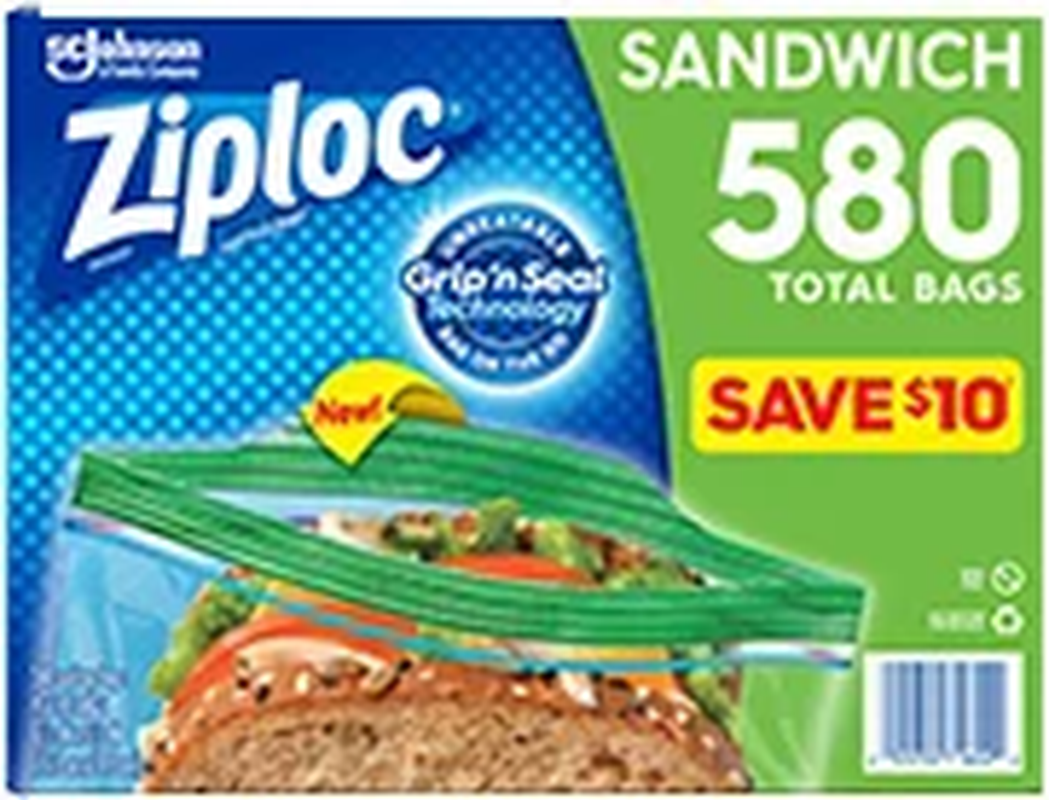 Skørter | 580 Counters Ziploc Sandwich Bag 6.5" x 6"